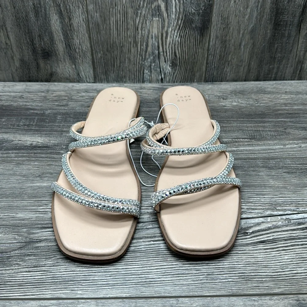 Women's Estelle Slide Sandals - A New Day Tan - Picture 5 of 7